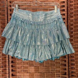 Sassy Shortcake mini shimmer skirt, Disco Party Y2K Dopamine, Size S.